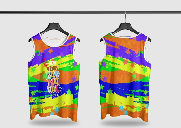 Template Camisa Abadá - Carnavalesco - Ref 2611 - ARTE VETOR