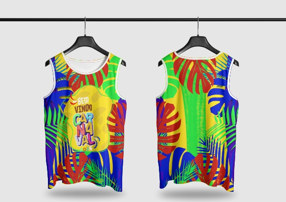 Template Camisa Abadá - Carnavalesco - Ref 2612 - ARTE VETOR