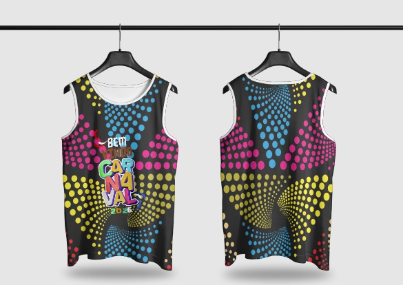 Template Camisa Abadá - Carnavalesco - Ref 2616 - ARTE VETOR