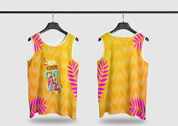 Template Camisa Abadá - Carnavalesco - Ref 2618 - ARTE VETOR