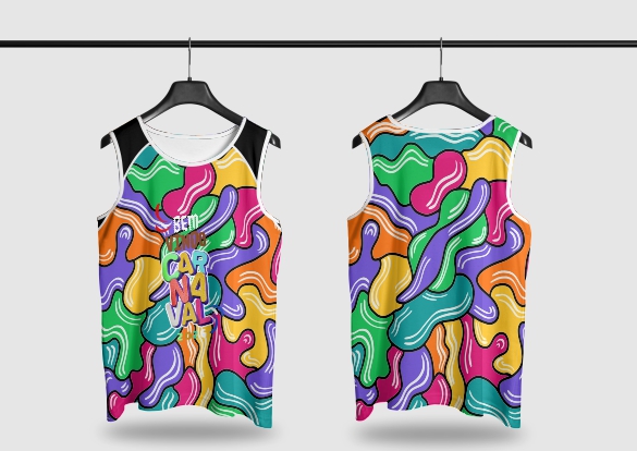 Template Camisa Abadá - Carnavalesco - Ref 2619 - ARTE VETOR