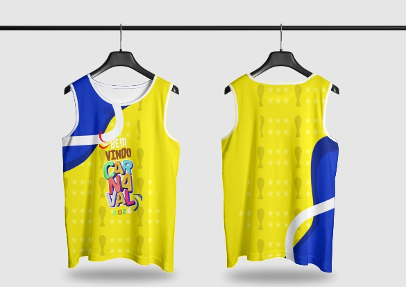 Template Camisa Abadá - Carnavalesco - Ref 2623 - ARTE VETOR