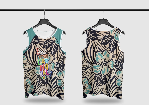 Template Camisa Abadá - Carnavalesco - Ref 2625 - ARTE VETOR