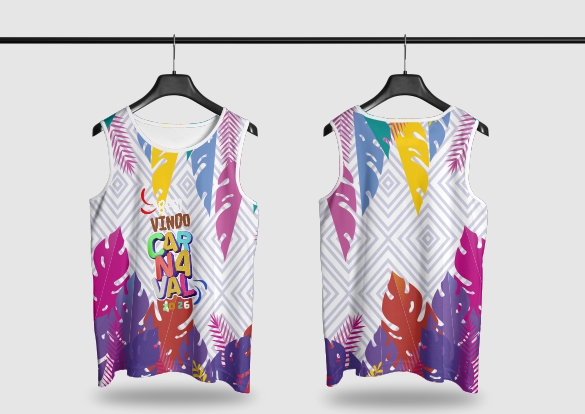 Template Camisa Abadá - Carnavalesco - Ref 2629 - ARTE VETOR