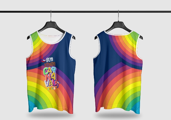 Template Camisa Abadá - Carnavalesco - Ref 2630 - ARTE VETOR