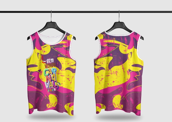 Template Camisa Abadá - Carnavalesco - Ref 2640 - ARTE VETOR