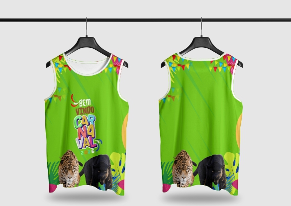Template Camisa Abadá - Carnavalesco - Ref 2648 - ARTE VETOR