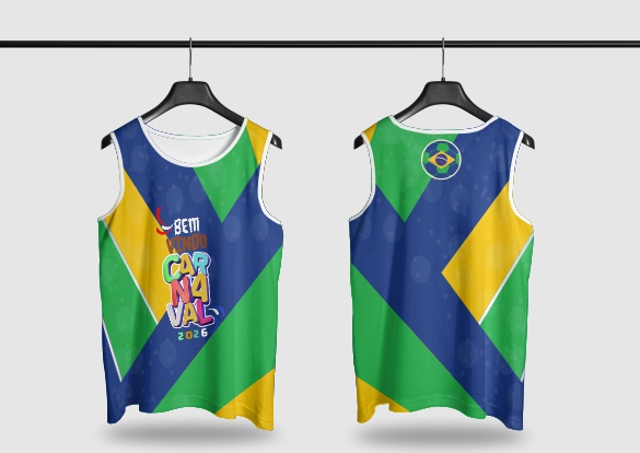 Template Camisa Abadá - Carnavalesco - Ref 2660 - ARTE VETOR