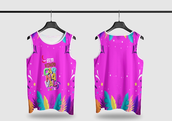 Template Camisa Abadá - Carnavalesco - Ref 2664 - ARTE VETOR