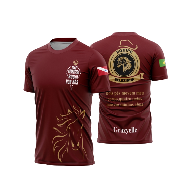 Template Camisa - Cavalgada - Cavalo REF 03 - ARTE VETOR CDR