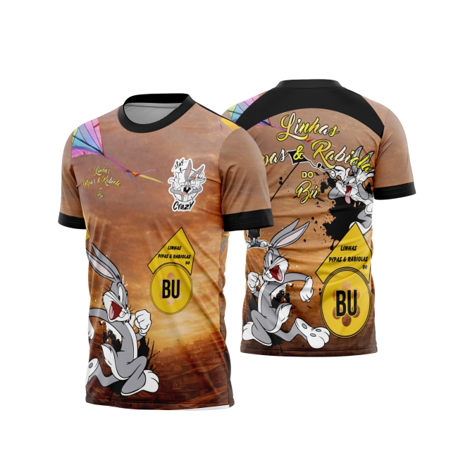 Template Camisa Pipa - Papagaio - Cdr Vetor - Ref 19